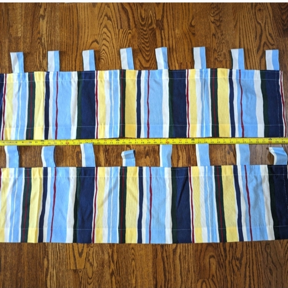 Valances (Qty 2) Striped 51" x 14.75" JCPenney Home Collection